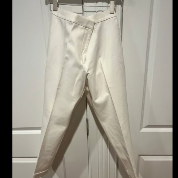 Ann Taylor - Cropped & Cuffed Dress Pants (Off White) - Picture 5 of 6